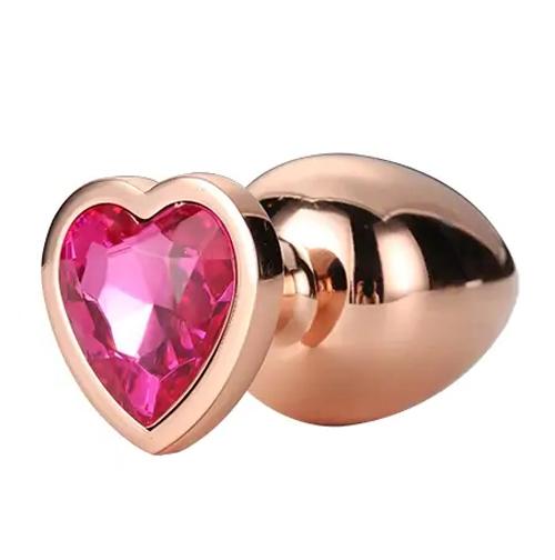 Dream Toys Gleaming Love Plug Rose Gold Medium Dream Toys